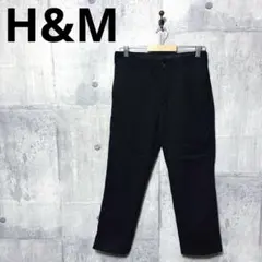 H&M エイチアンドエム メンズ スーツパン スラックス w28 ブラックのサムネイル