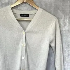 GREEN LABEL RELAXING ベージュ Vネック カーディガン