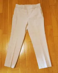 薄いピンク色 ストレッチパンツ サイズ L