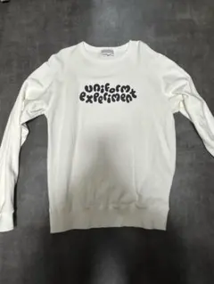 uniform experiment ホワイトスウェット サイズ1