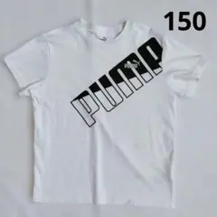 【汚れ有り】PUMA プーマ 半袖Tシャツ　ホワイト 150