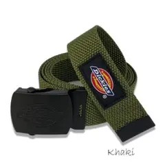 DickiesディッキーズナイロンGIベルト最大130cm32mm カーキ 男女のサムネイル