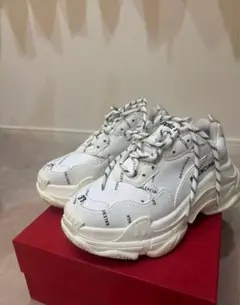 アディダスxバレンシアガ☆コラボスニーカーtriple S☆26.5 - メルカリ