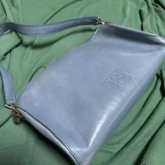 HIROFU ヒロフ ハンドバッグ ミニトート ヴィータ 水色 シボ革 - メルカリ