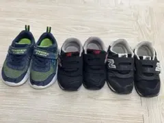 ニューバランス　スケッチャーズ　キッズスニーカー3足セット