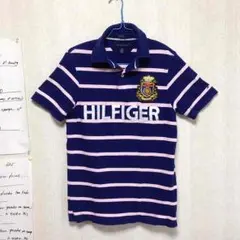 Tommy ポロシャツ トミーヒルガー ボーダー トミー used品