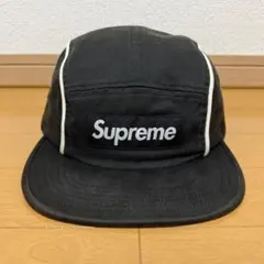Supreme Piping Camp Cap ブラック 18aw