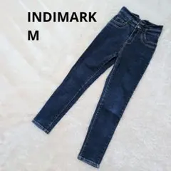 ✨美品✨インディマーク デニムパンツ スキニー ハイウエスト ストレッチ Mのサムネイル