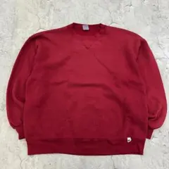 ず*ん様 90s　USA製　ラッセルアスレティック　スウェット　XL　赤　前V