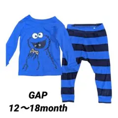 GAPセサミストリートクッキーモンスターパジャマ12〜18ヶ月用　80cm相当