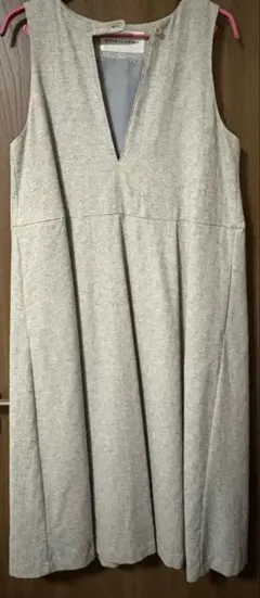 W/フラノ前スリットワンピース　bulle de savon