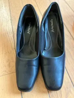 フォーマル黒 パンプス 5cmヒール