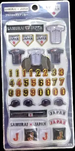 WBC 2026 プチドロップステッカー 侍ジャパン 正規品 プチドロ シール