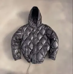 old uniqlo premium down jacket black y2k
