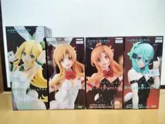 ズ*ャ様 SAO　ソードアートオンライン　バニーフィギュア　4点セット　まとめ売