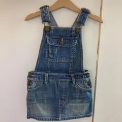 オーバーオール スカート　サロペット デニム