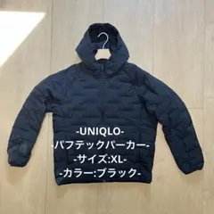 UNIQLO パフテックパーカー XL ブラック
