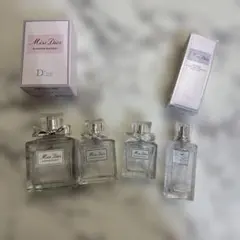 Christian Dior 香水空き瓶 4本セット+箱2個