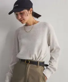 green label relaxingワッフル ロンT