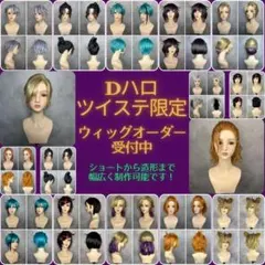 【Dハロ ツイステ限定 】ウィッグオーダー受付中‼️✴︎最短納期7月中旬✴︎