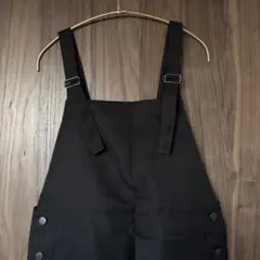 GU 大人サロペット　オーバーオールXL ブラック