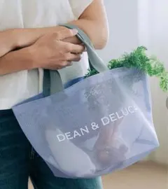 DEAN＆DELUCA　ラスト１点　メッシュトートバック　ライラック　Sサイズ