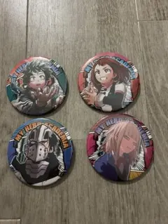 ヒロアカ　缶バッジ　 緑谷出久　麗日お茶子　飯田天哉　トガヒミコ