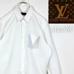 LV ルイヴィトン ガストンV長袖シャツ "ホワイト" Mサイズのサムネイル