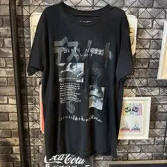 【L】DEATH NOTE デスノート Tシャツ ブラック アニメ Lのサムネイル