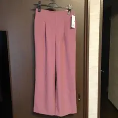 THE SHOP TK ストレートワイドパンツ M ピンク