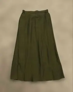 UNIQLOユニクロ ロングスカート Sサイズ カーキ色