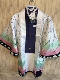 C27 USJ ユニバ　鬼滅の刃　胡蝶しのぶ　キッズ羽織　キッズフリーサイズ