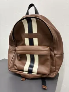 COACH ブラウン バックパック　チャールズ　ヴァーシティ　パッチワーク COACH ブラウン バックパック チャールズ ヴァーシティ パッチワーク
