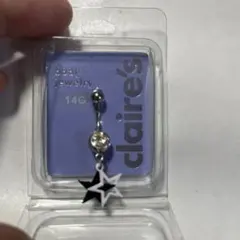 14G 星　ボディピアス　へそピアス