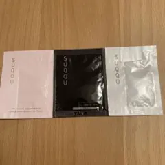 SUQQU 日焼け止め、化粧下地、ファンデーションサンプル3包