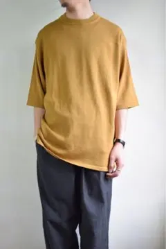 bukht (ブフト) WIDE RIB KNIT T-SHIRTS 半袖のサムネイル