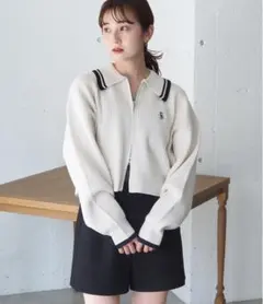 tip topライン衿ジップブルゾン