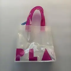PLAZA クリアトートバッグ ピンク PVCバックのサムネイル