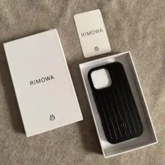箱付き RIMOWA リモア iPhone15 Pro ケース 黒 未使用
