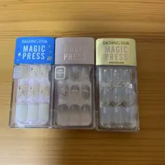 DASHING DIVA MAGIC PRESS ネイルチップ 3個セット