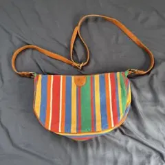 イルビゾンテ　ストライプ　ショルダーバッグ　古着　アメカジ　ヴィンテージ