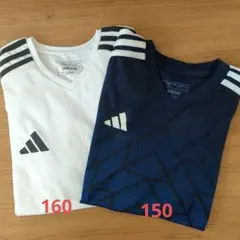 adidas サッカーシャツ 2枚セット