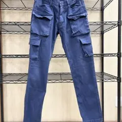 FOB FACTORY カーゴパンツ ネイビー　Mサイズのサムネイル