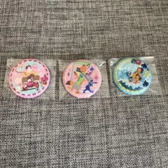 ディズニー刺繍缶バッジ2 ズートピア　リロアンドスティッチ　シュガーラッシュ