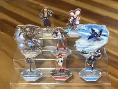 機動戦士ガンダム　水星の魔女　ならべてアクリルスタンド　ガチャ　８個セット売り