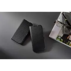 iPhone16Pro用/カード収納手帳型ケース/ブラック