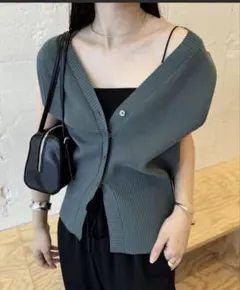 mystic エアリーニットベスト