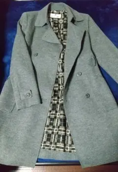 特価 美品【courrèges】ダブルブレスト コート