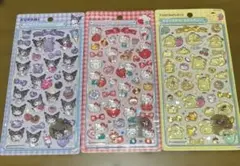 正規品　ボンボンドロップシール　キティ　クロミ　ポムポムプリン　サンリオ