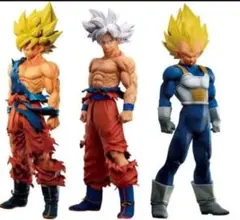 【新品未開封】 ゲンキダマツリ　孫悟空　ベジータ　SMSPフィギュア　3種セット